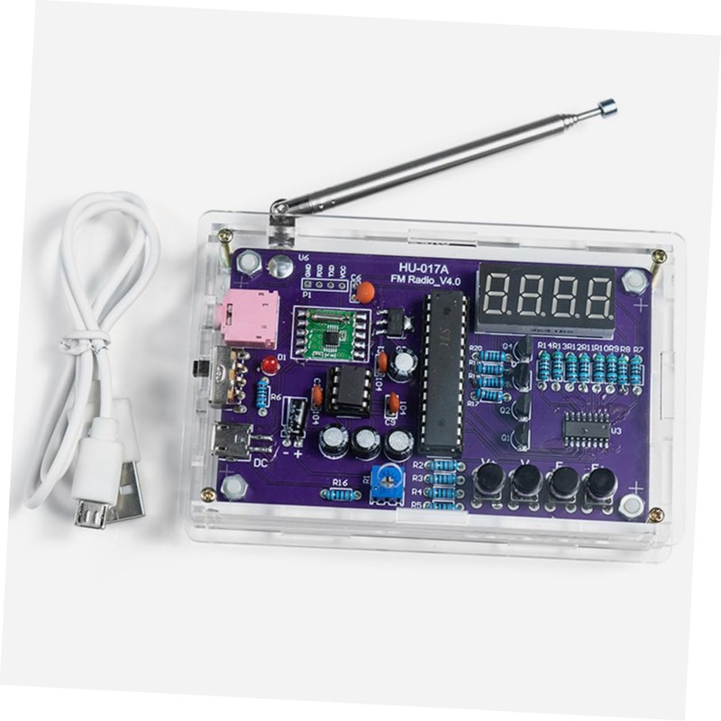 KICHOUSE 1Set DIY Radio Assembly Kit for Beginners Complete Fm