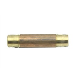 LTWFITTING Brass Pipe 3" Long Nipple Fitting 2" Male NPT Air Water(Pack of 1)