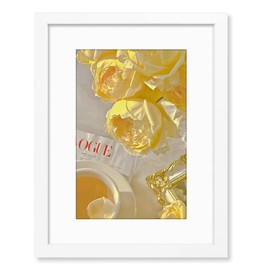 EZOOZE 22x28 Frame White Picture Frame-1PCS, Display 18x24 inch Photos with Mat Or 22x28 inch Print without Mat, Home Wall Decor