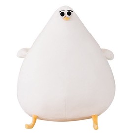 OUKEYI Funny Plush Seagull Pillow, Simulation Cute Fat Chicken Doll Toys, Soft Stuffed CushionsChicken Plush Pillow Floor Mat Kawaii Festival Gifts (40cm)