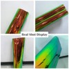 Holographic Laser Metallic Orange Green Car Vinyl Wrap Chameleon Chrome