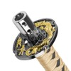 EZAUTO WRAP 20cm Gold Black Shift Knob Samurai Sword Alloy
