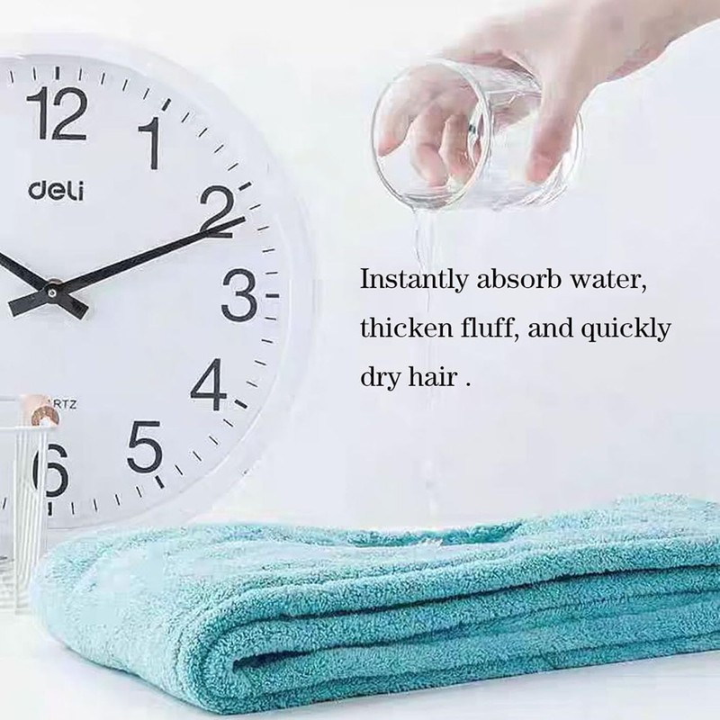 AGKXHDEC Microfiber Towel, Hair Turbans for Wet Hair, Drying Hair