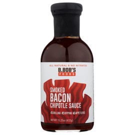 B.Bob's Smoked Bacon Chipotle Sauce, 15.25 Ounces (Pack Of 6)