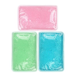 FOMIYES 3pcs Gel Ice Packs Reusable Hot and Cold Compress Ice Packs for Injuries Headaches Joints Fevers