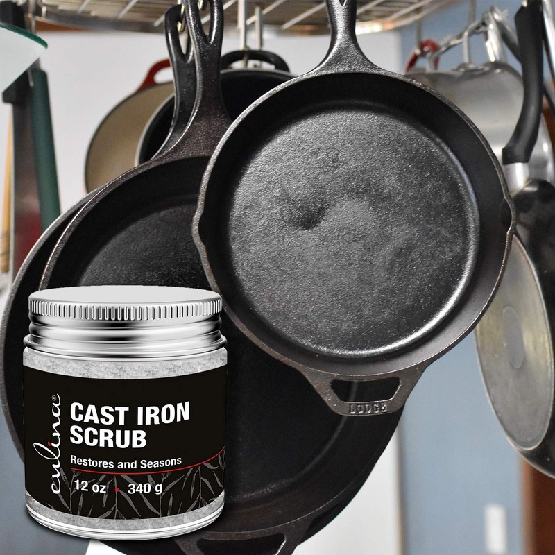 Culina Cast Iron Cleaning & Restoring Scrub | Removes Rust