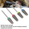 4pcs Nail Drill Bits Set Quick Remove Acrylic Professional Tungsten