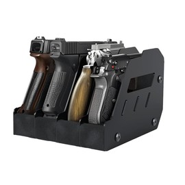 Meewtun Foam Pistol Rack for Gun Safe - Ideal Gun Cabinet Accessory, Handgun Storage & Display Holder for Revolvers & Firearms