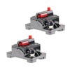 LEVANLIGHTING 2Pcs 60Amp Circuit Breaker DC 12V-48V with Inline Fuse