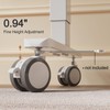 JOY worker Lockable Stem Caster Wheels Set of 4, Metric