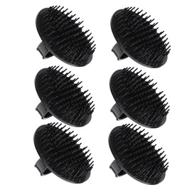 Outanaya 6Pcs Shampoo Brush Soft Scalp Massage Brush for Hair Cleansing Comfortable Head Washing Comb for All Hair Types Dandruff Removal and Stress Relief for Thick Curly