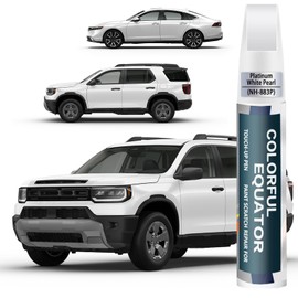 Platinum White Pearl(NH-883P) Touch Up Paint Compatible with Honda, Car Paint Pen Scratch Repair Two-In-One Touch Up Paint, Premium Car Scratch Remover for Deep Scratches