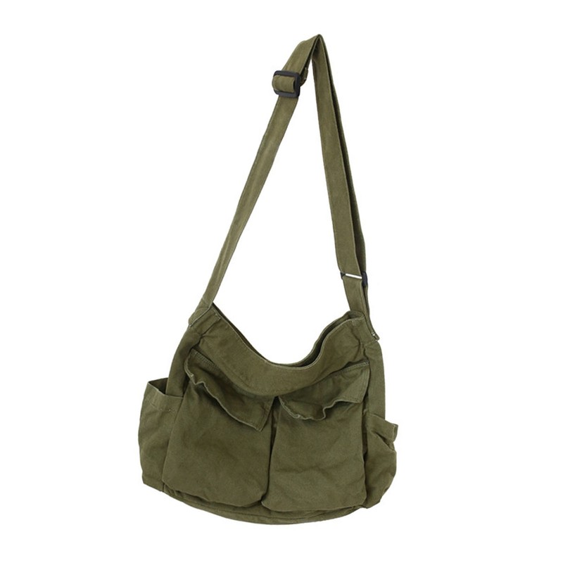 Tooling type shoulder messenger bag men and women ins canvas