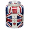 New English Teas Union Jack Round Tea Caddy With 80