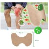 10 Parches Para Rodilla, Dolor, Hinchazón, Circulación.