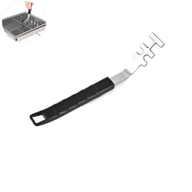 UtySty Grill Grate Lifter Tool Cast Iron Grid Lever Lock Lifting Gripper Handle Clip for Barbecue Grilling Baking Drying Steaming BBQ Oven Cooling Racks Charcoal Gas Grills Wire Roasting Rack