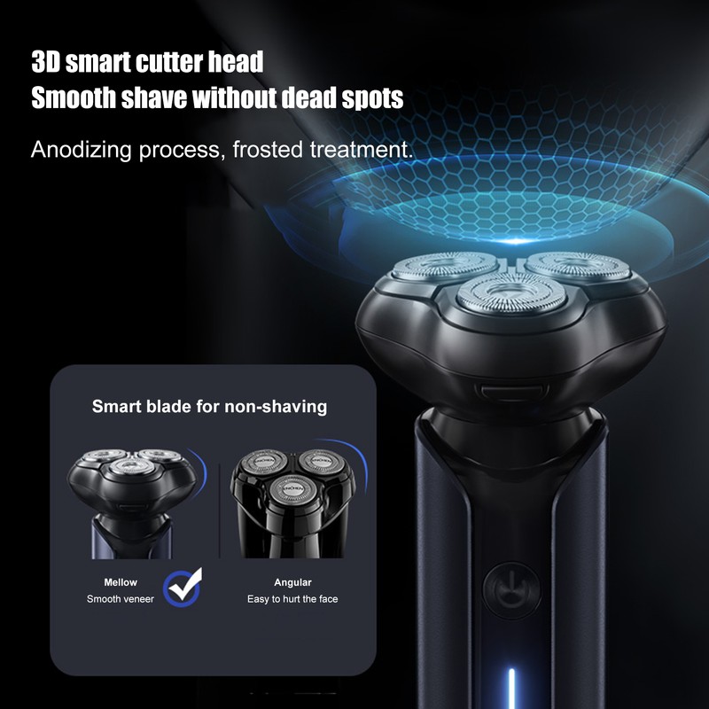 Electric Beard Trimmer Portable Electric Beard Clipper IPX7 Water Resistant