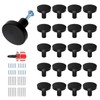Chuner Set of 20 Metal Cabinet Knobs, with 20 Short