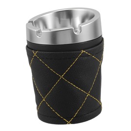 PACKOVE Plastic Car Ashtray Detachable Lid Portable Smokeless Butt Bucket Car Ashtray Container for Vehicle Office Home