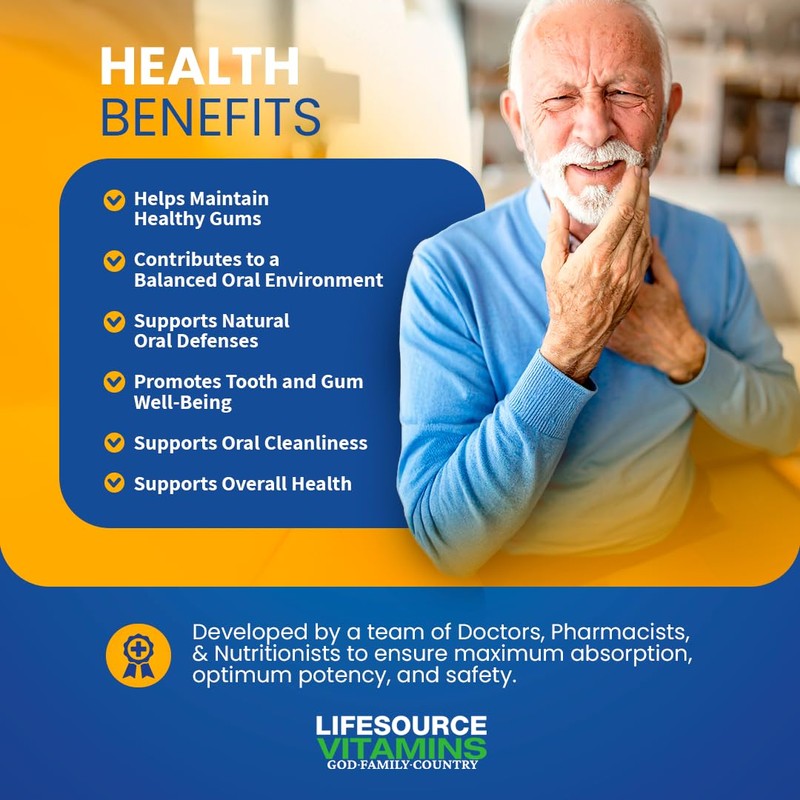 LifeSourceVitamins Tooth & Gum - Anti-B - Support - 90