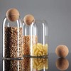 UUYYEO 2 Pcs Wooden Wine Cork Ball Stopper Plugs for