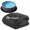 Poolvio 15-Foot Round Above Ground Pool Liner Pad, Geotextile Under