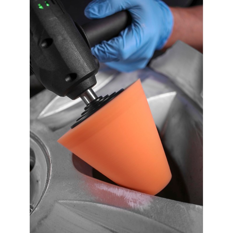 Sealey PTCCHC85O Buffing & Polishing Foam Cone - Orange/Firm