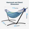 ANAGOO Double Hammock, Heavy Duty Portable, 500 lb Weight Capacity,