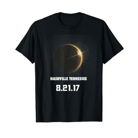 Nashville Tennessee 8.21.17 Solar eclipse T Shirt