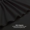 Funky Gadgets Double Fitted Sheet Black Deep Pocket 12 Inch