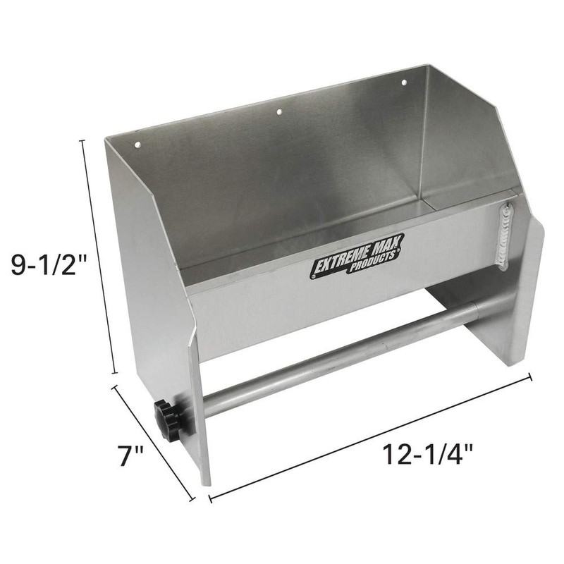 Extreme Max 5001.6035 Aluminum Hand Cleaning Station Organizer for Enclosed