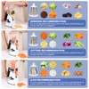 GlobalShop Home Table Top Drum Grater with 3 Blades and
