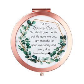 Gifts for Bonus Mom from Bonus Daughter, Bonus Mom Birthday Gifts, to My Bonus Mom Gifts for Mother's Day, Christmas, Birthday, Wedding Day