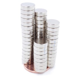 Brudazon 30 Mini Disc Magnets 10 x 3 mm N52 Strongest Level Neodymium Magnets Ultra Strong Power Magnet for Model Making, Photo, Whiteboard, Notice Board, Fridge, Crafts, Magnetic Disc Extra Strong