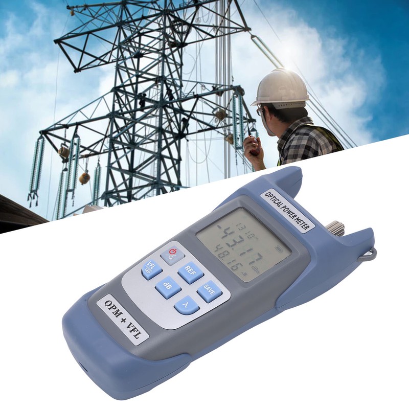 Optical Power Meter Fast Accurate Low Battery Consumption Optical Fiber