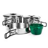 Campfrei 2 Person Stainless Steel Cooking Pot Set Cookware Camping
