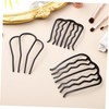 Baluue 6pcs Metal Hair Combs Side Combs for Women Versatile