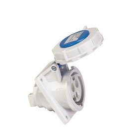 BE-TOOL 3 Pins Power Socket Plug Pane,16A 220V Panel Mount Outlet Industrial Plug Female Connectors Adapter