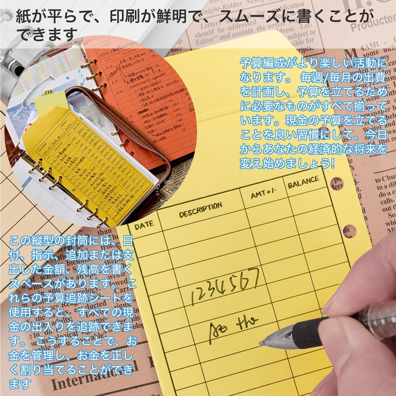 DARETOTRY Cash Envelopes Budget Envelopes Saving Envelopes 12 Colors 6