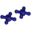 Bow Jax MaxJax Stabilizer Dampener (2-Pack), 5/8-Inch, Blue