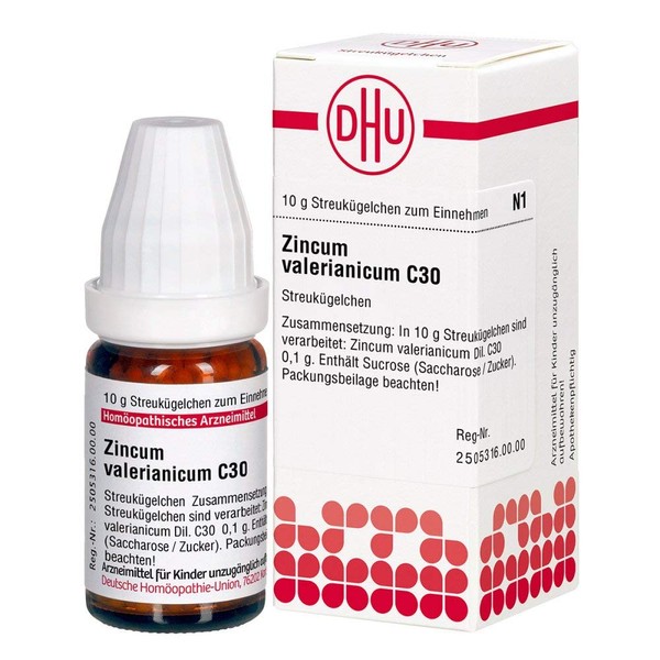 DHU Zincum Valerianicum C30 10g Globules