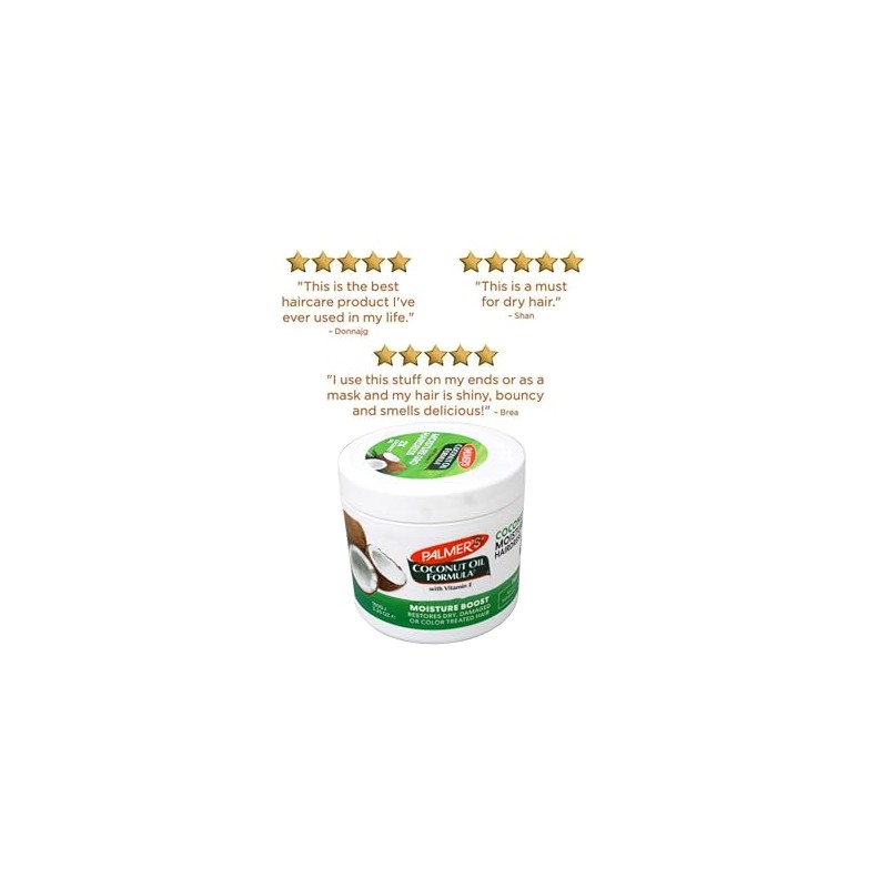 Palmers Coconut Oil Moisture Gro Hairdress Jar 5.25 Ounce (155ml)