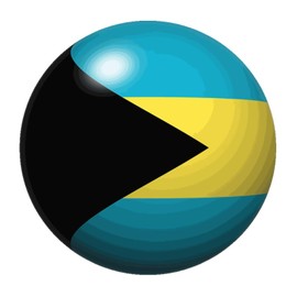 Bahamas Tumblers Home Wall Decor Wall Decals Global World Flag Travel Trip Reusable Home Decals for Playroom Garage Bathroom Doors Vinyl 18in