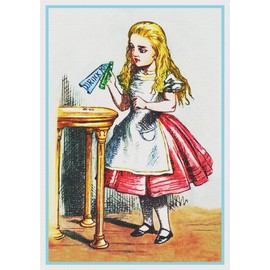Orenco Originals Alice from Alice Adventure by Sir John Tenniel Counted Cross Stitch Pattern