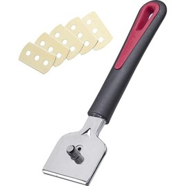 Westmark Ceramic Hob and Cleaning Scraper, with 5 Cleaning Blades, Steel/Plastic, Gallant, Black/Red/Silver, 29192270