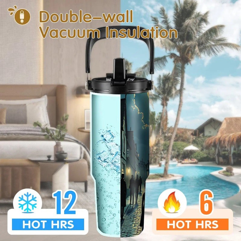 High-Capacity Custom 30oz Tumbler for Sports, Gym, and Outdoor Activitiescapacity: