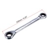 sourcing map Double Box End Ratcheting Wrench (17mm x 19mm)