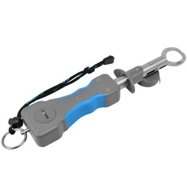 CUDA Digital Grip & Weigh 50Lb | Durable For Saltwater and Freshwater Use Fish Scales with Non-Slip Grip, Integrated Tape Measure & Stainless Steel Jaws | Lanyard Included