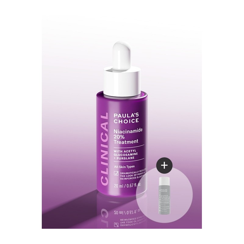 Clinical Niacinamide 20% Treatment 20ml (+ Free Exfoliating Toner 30ml)