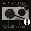 Ultra Zoom 20X Magnifying Lighted Makeup Mirror - 20X &